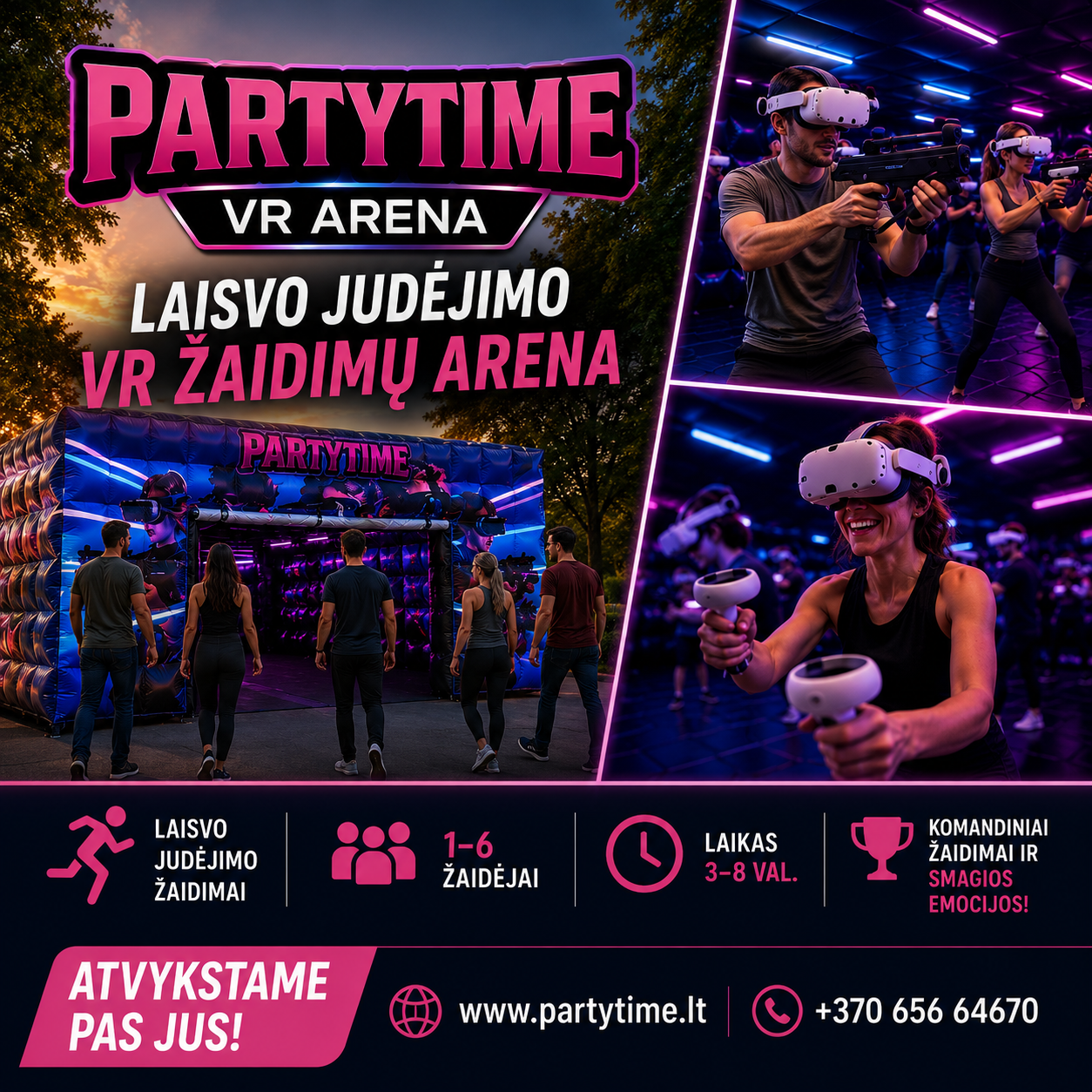 PartyTime VR suaugusiems